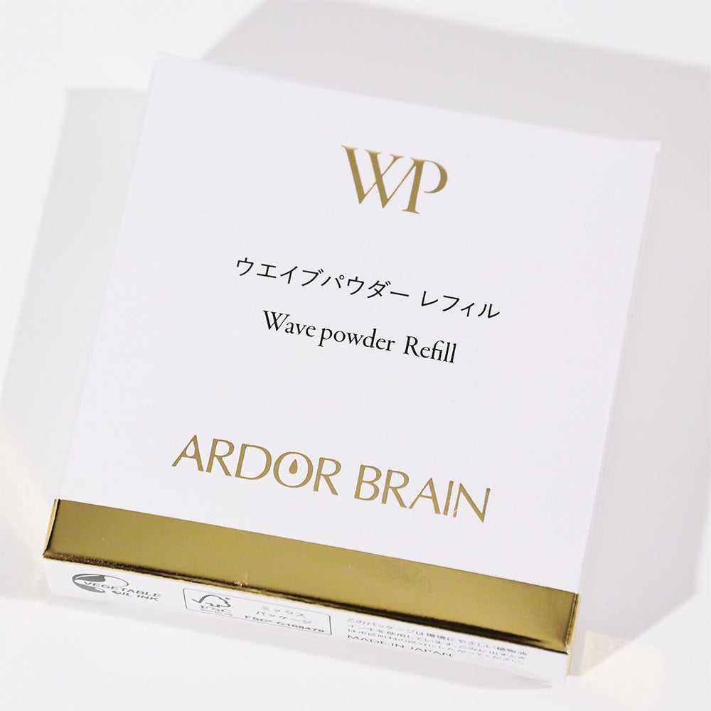 ARDOR BRAIN アーダ・ブレーン ウエイブパウダー レフィル (パフ付き) / 10g （メール便 対応）