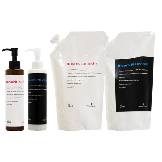URBAN CRAFT EASE アーバンクラフト イーズ バイカーブ オールスキン シャンプー ＆ PH コントロール コンディショナー セット