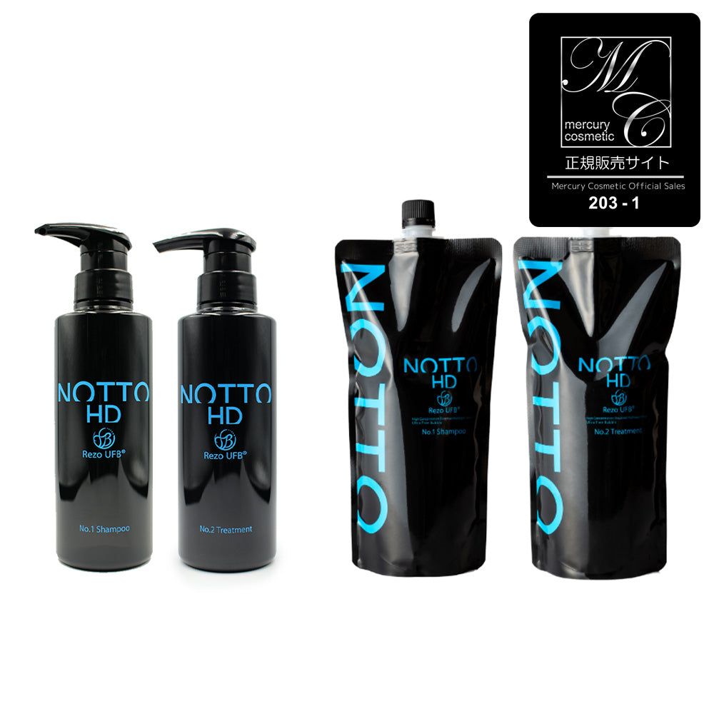 人気商品ノットHD トリートメント&ミストセット NOTTO HD シリーズ – netsbee by Beautissimo