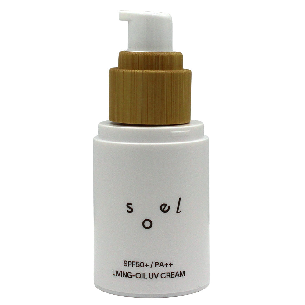 【訳あり】soel LIVING-OIL UV CREAM 日焼け止めクリーム / 30g SPF50+ PA++